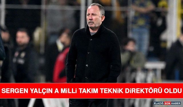 Sergen Yalçın A Milli Takım Teknik Direktörü Oldu