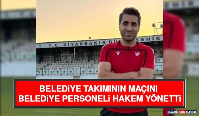 Belediye Takımının Maçını Belediye Personeli Hakem Yönetti