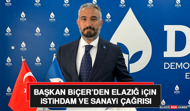 Başkan Biçer’den Elazığ İçin İstihdam ve Sanayi Çağrısı