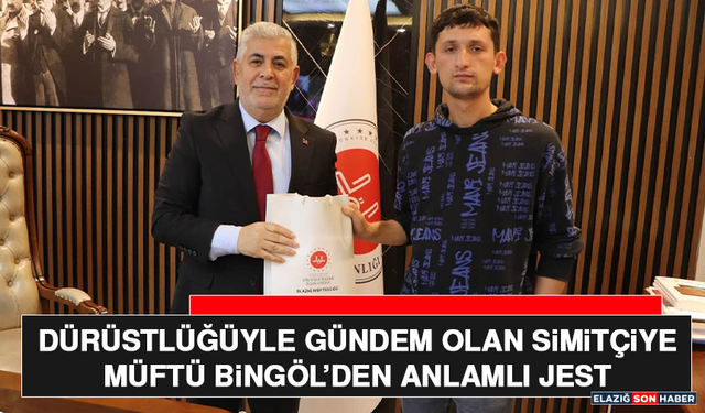 Dürüstlüğüyle Gündem Olan Simitçiye Müftü Bingöl’den Anlamlı Jest