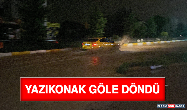 Yazıkonak Göle Döndü