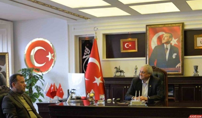 Karkamış Belediye Başkanı Doğan, Başkan Bakkalcıoğlu ile bir araya geldi