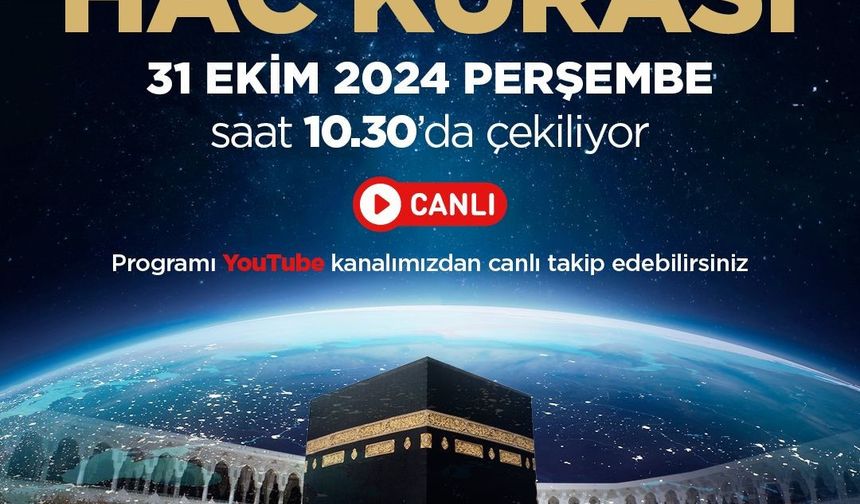 2025 Yılı Hac Kurası Yarın Çekiliyor