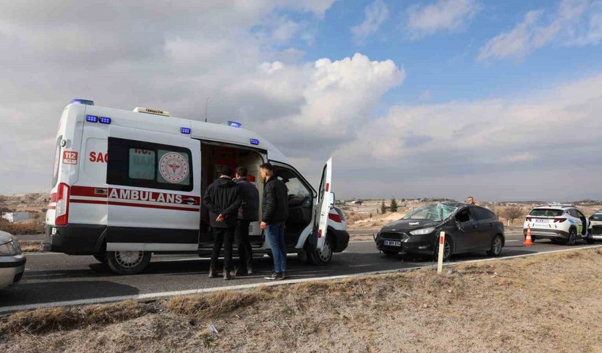 Nevşehir’de trafik kazası: 1 yaralı