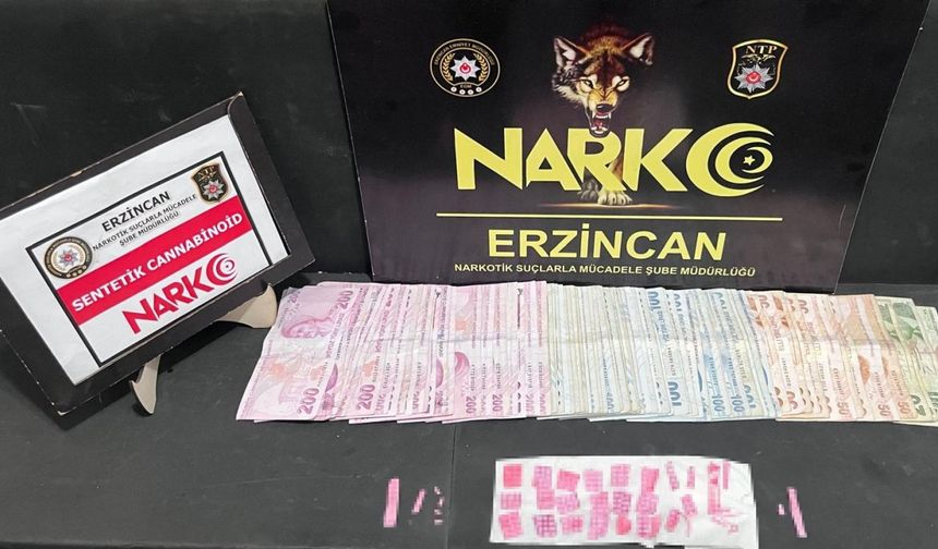 Erzincan'da uyuşturucu operasyonunda 4 şüpheli yakalandı