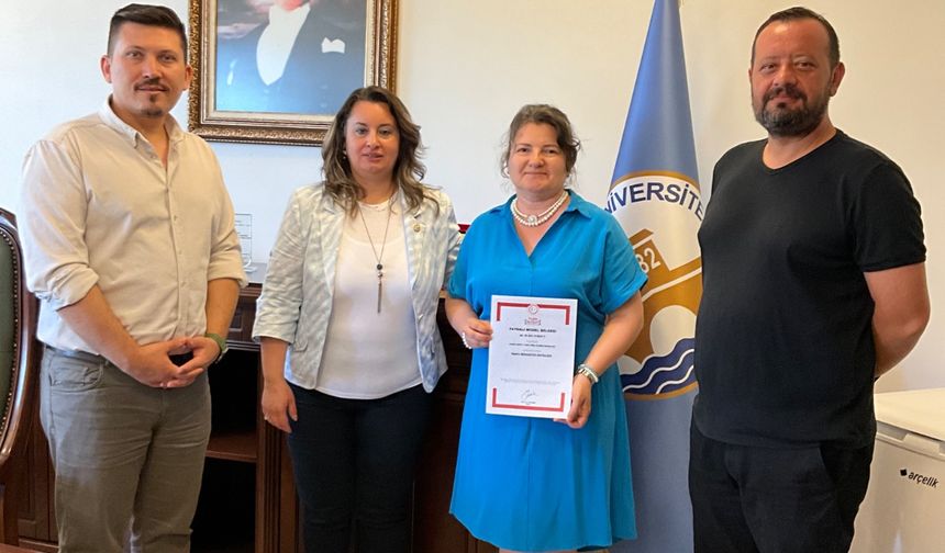 Trakya Üniversitesi'ndeki sanatçı ve doğa dostu buluş "faydalı model" belgesiyle tescillendi