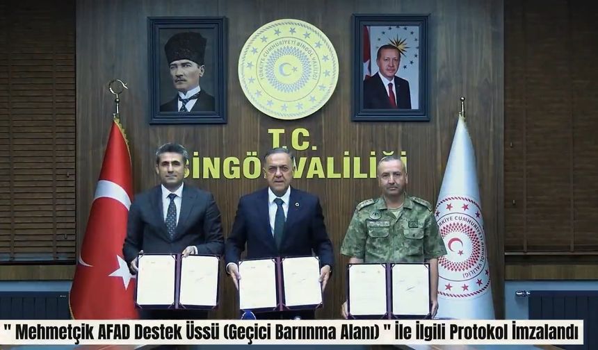 Bingöl’de konteyner kent için protokol imzalandı