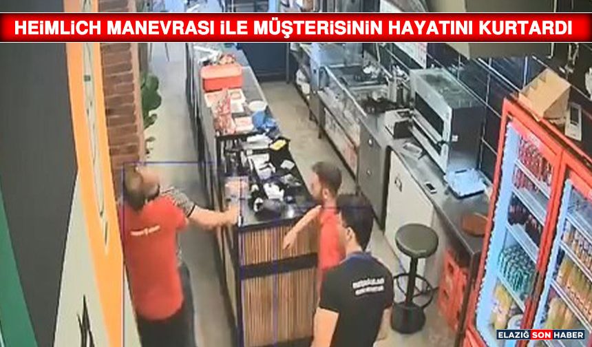 Heimlich Manevrası ile Müşterisinin Hayatını Kurtardı