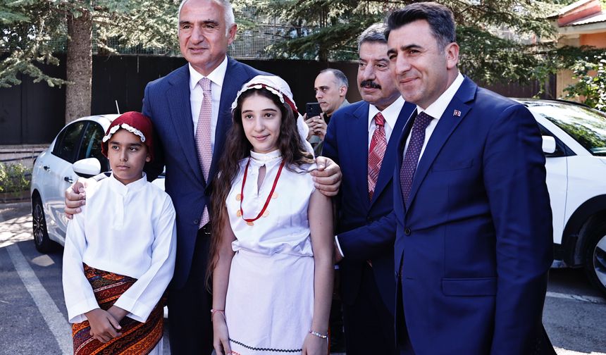 Kültür ve Turizm Bakanı Ersoy, Tunceli Valiliği'ni ziyaret etti