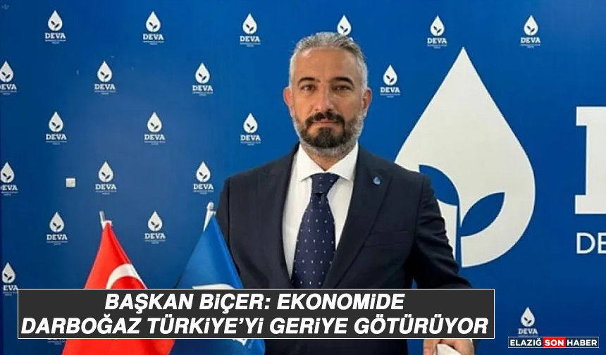 Başkan Biçer: Ekonomide Darboğaz Türkiye’yi Geriye Götürüyor