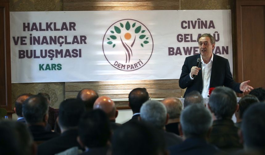 DEM Parti Eş Genel Başkanı Bakırhan, 'Halklar ve İnançlar Buluşması'nda konuştu: