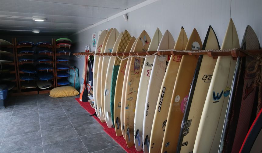 Hatay Sörf Merkezi, deprem bölgesinde yeni sporcular yetiştiriyor
