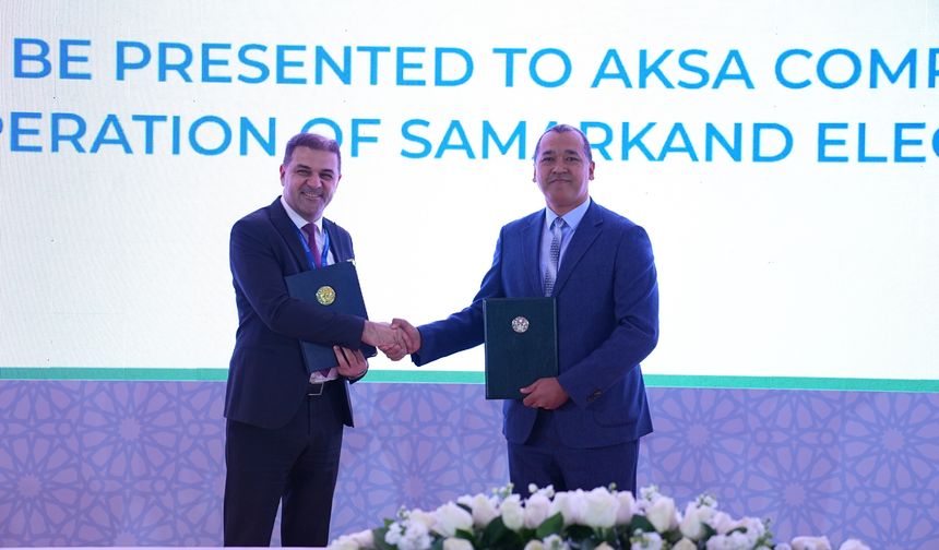 Aksa Elektrik'ten Semerkant'ın elektrik dağıtımına 1 milyar dolarlık yatırım