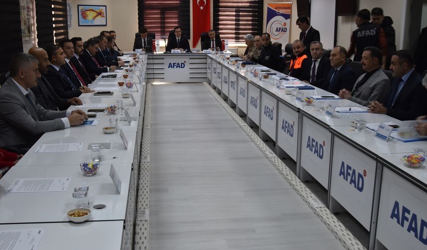 Bitlis'te Kış Tedbirleri Toplantısı yapıldı