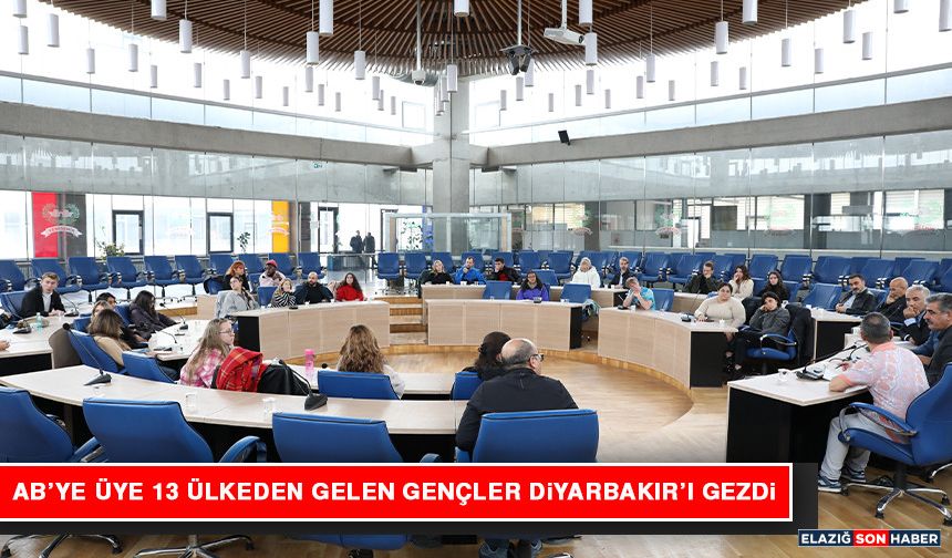 AB’ye Üye 13 Ülkeden Gelen Gençler Diyarbakır’ı Gezdi