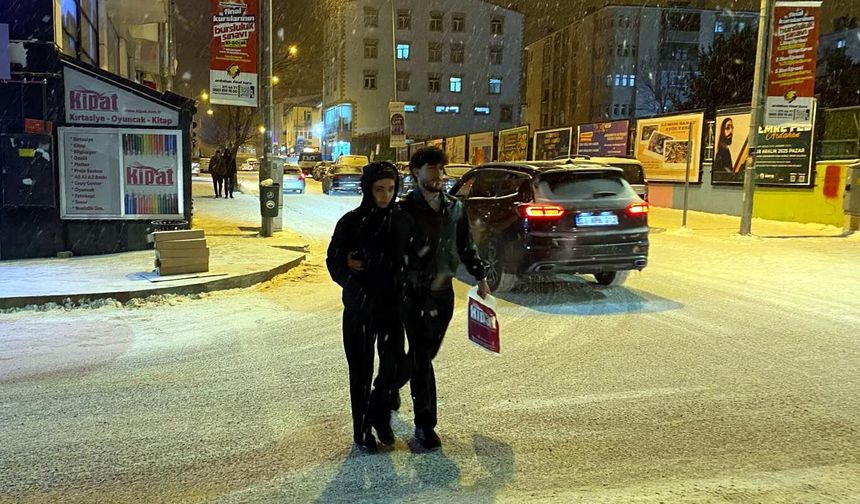 Ardahan'da kar etkili oluyor