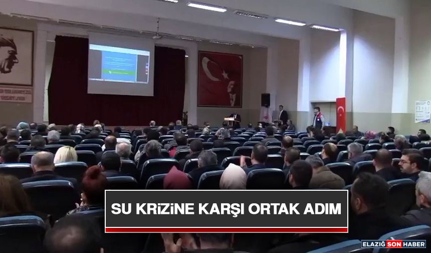 Su Krizine Karşı Ortak Adım