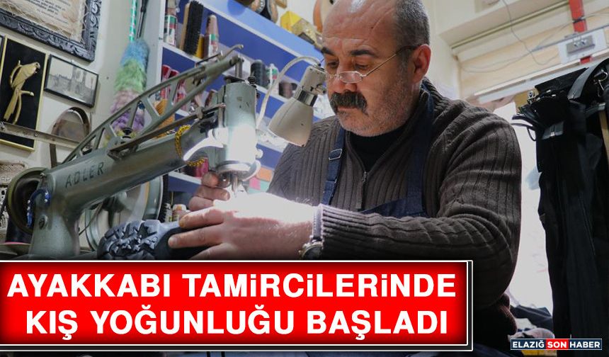 Ayakkabı Tamircilerinde Kış Yoğunluğu Başladı
