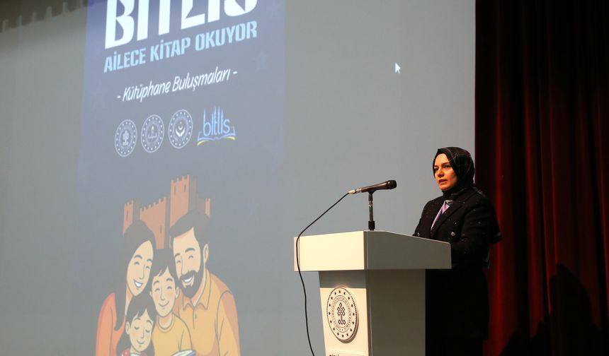 'Bitlis Ailece Kitap Okuyor Projesi' tanıtıldı