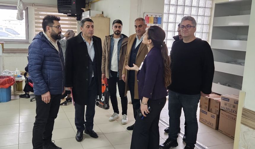 Bulanık'ta İnsan Haklari Kurulu üyeleri kurumları ziyaret etti