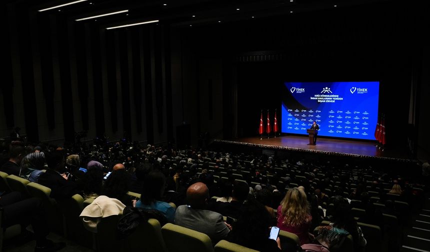 Cumhurbaşkanı Yardımcısı Yılmaz, 'Kriz Dönemlerinde İnsan Haklarının Yeniden İnşası Zirvesi'nde konuştu: