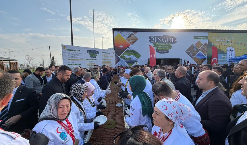 Dünyanın en uzun burma kadayıfı için Guinness başvuru başlatıldı