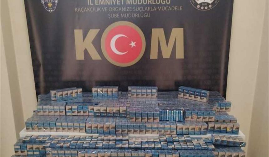 Erzurum'da 2 aylık takiple düzenlenen kaçak sigara operasyonunda yakalanan zanlı tutuklandı