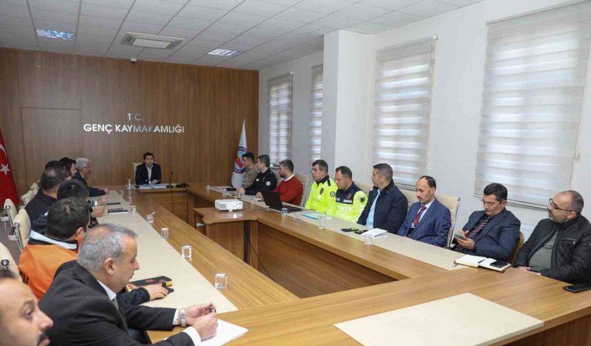 Genç’te kış tedbirleri ele alındı
