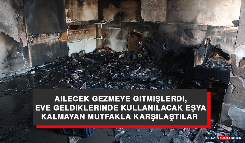 Ailecek Gezmeye Gitmişlerdi, Eve Geldiklerinde Kullanılacak Eşya Kalmayan Mutfakla Karşılaştılar