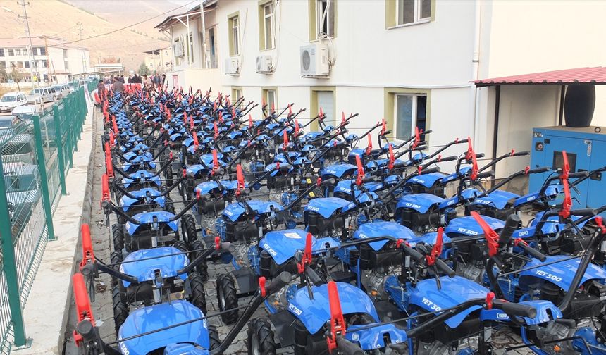 Keban'da 230 üreticiye yüzde 70 hibeyle makine desteği sağlandı