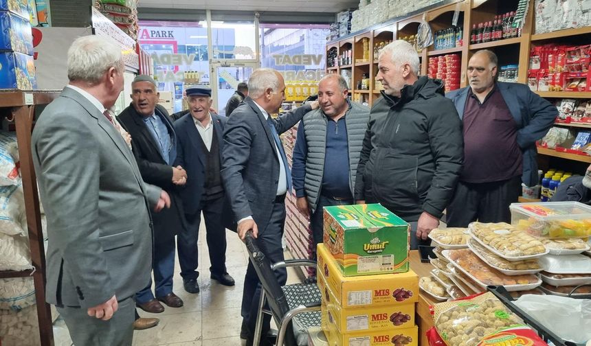 MHP Van İl Başkanı Güngöralp Çaldıran'da ziyaretlerde bulundu