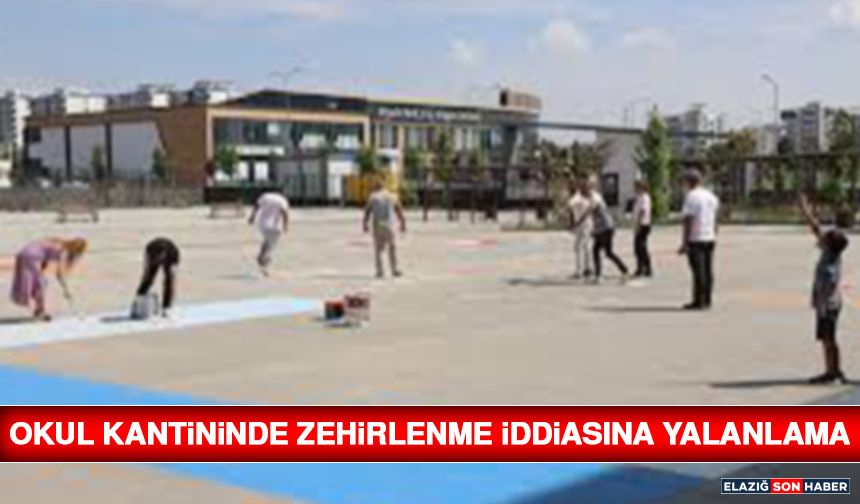 Okul Kantininde Zehirlenme İddiasına Yalanlama