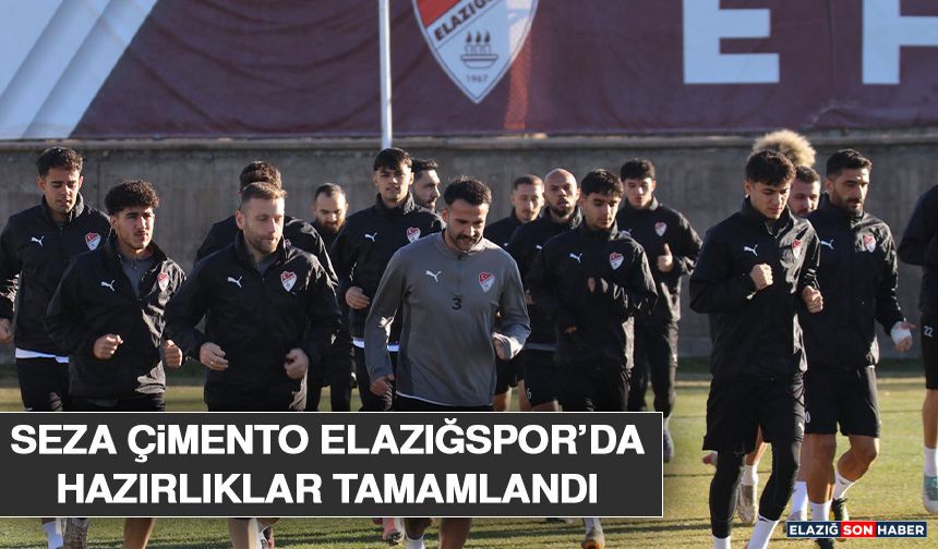 Seza Çimento Elazığspor’da Hazırlıklar Tamamlandı