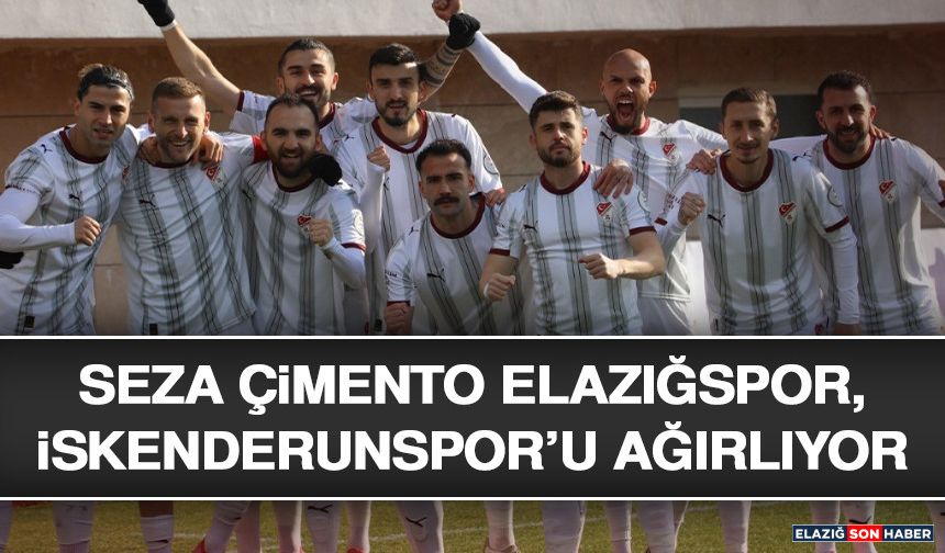 Seza Çimento Elazığspor, İskenderunspor’u Ağırlıyor