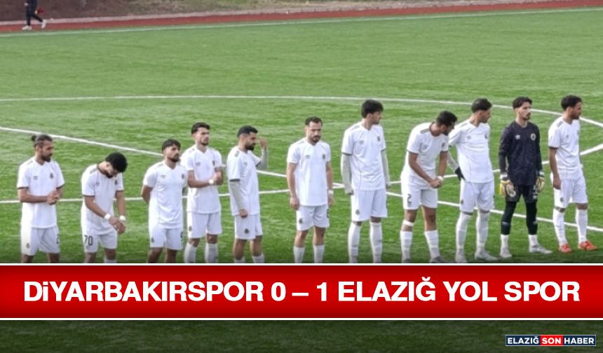 Diyarbakırspor 0 – 1 Elazığ Yol Spor