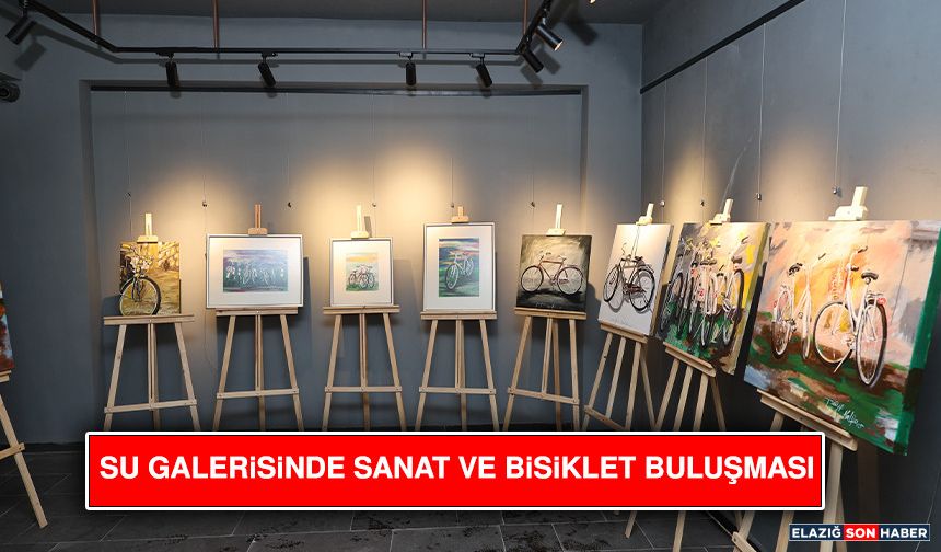 Su Galerisinde Sanat Ve Bisiklet Buluşması