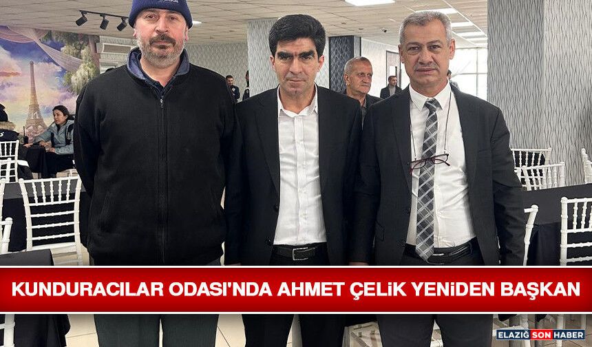 Kunduracılar Odası'nda Ahmet Çelik Yeniden Başkan