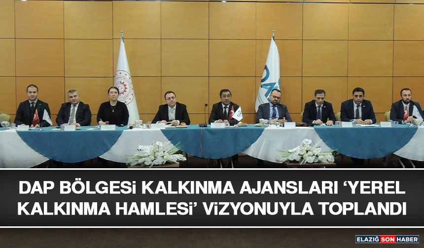 DAP Bölgesi Kalkınma Ajansları ‘Yerel Kalkınma Hamlesi’ Vizyonuyla Toplandı