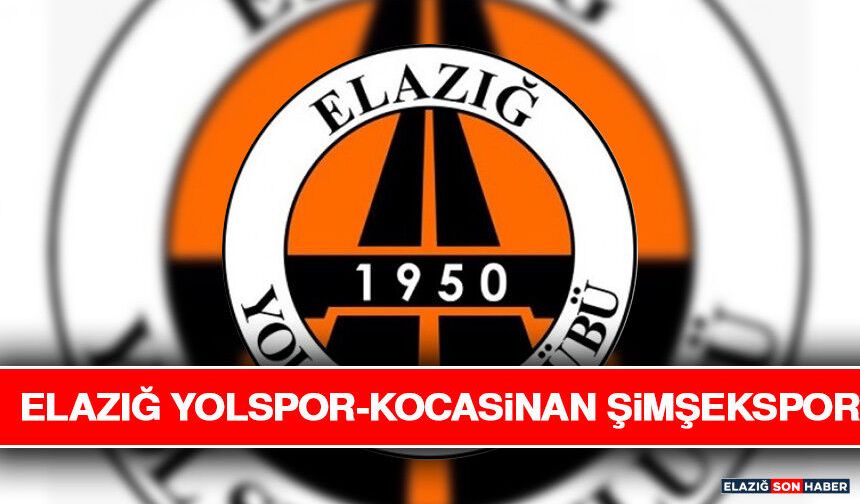 Elazığ Yolspor-Kocasinan Şimşekspor