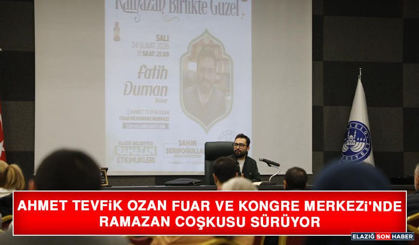 Ahmet Tevfik Ozan Fuar Ve Kongre Merkezi'nde Ramazan Coşkusu Sürüyor