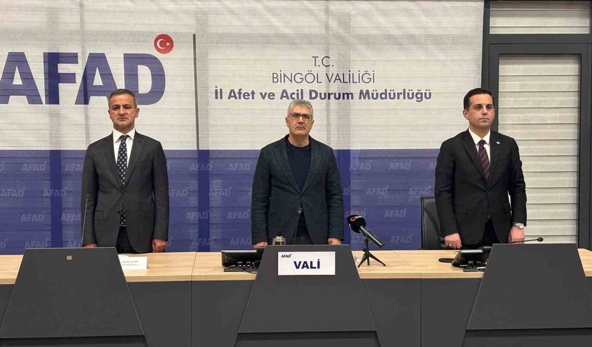 Asrın felaketinde hayatını kaybedenler Bingöl'de anıldı