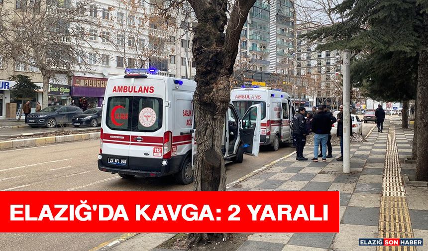 Elazığ'da Kavga: 2 Yaralı