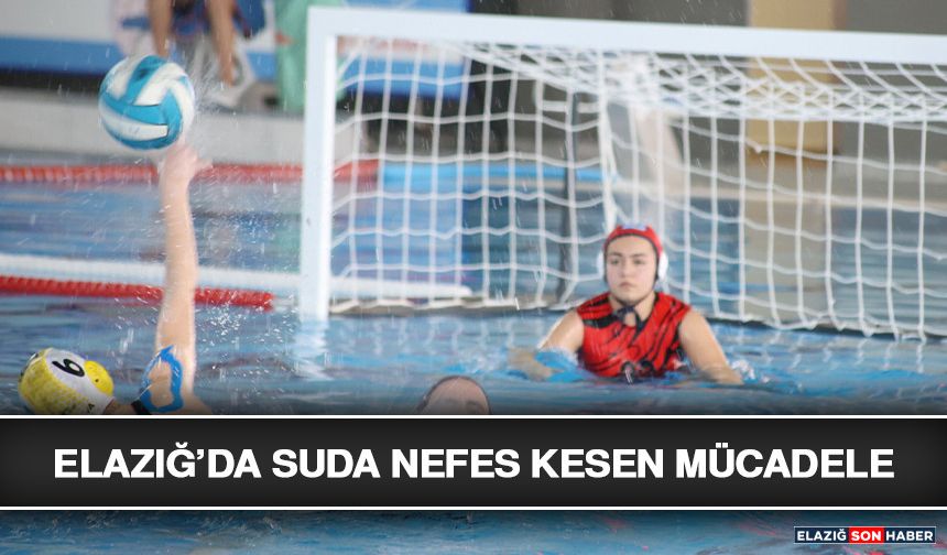 Elazığ’da Suda Nefes Kesen Mücadele