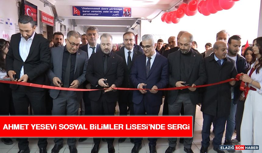 Ahmet Yesevi Sosyal Bilimler Lisesi’nde Sergi