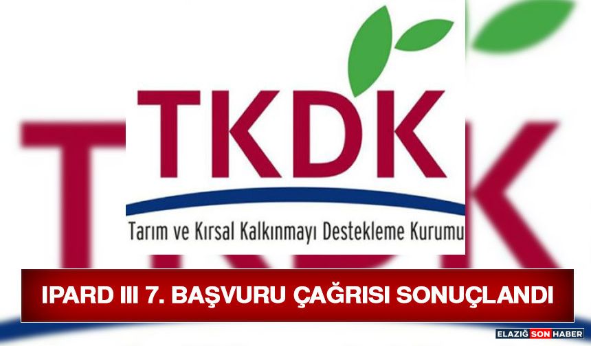 IPARD III 7. Başvuru Çağrısı Sonuçlandı