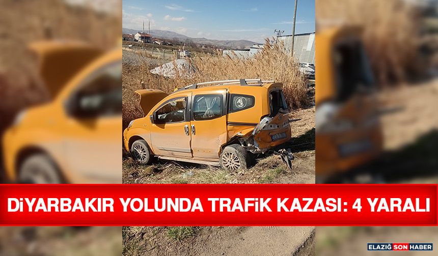 Diyarbakır Yolunda Trafik Kazası: 4 Yaralı