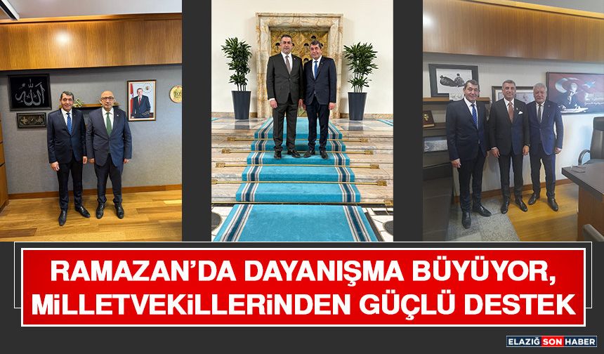Ramazan’da Dayanışma Büyüyor, Milletvekillerinden Güçlü Destek