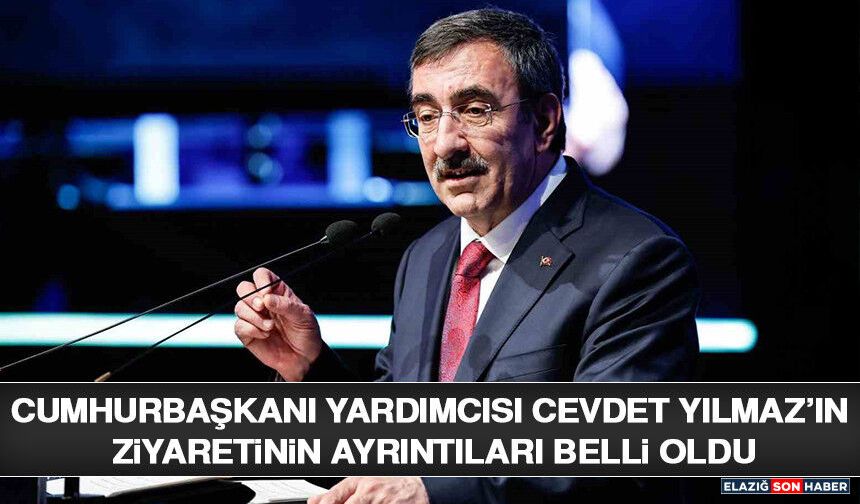 Cumhurbaşkanı Yardımcısı Cevdet Yılmaz’ın Ziyaretinin Ayrıntıları Belli Oldu