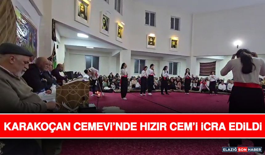 Karakoçan Cemevi’nde Hızır Cem’i İcra Edildi