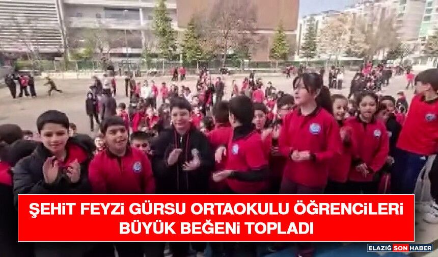 Şehit Feyzi Gürsu Ortaokulu Öğrencileri Büyük Beğeni Topladı